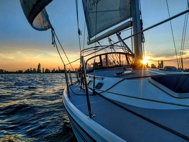 Picture of Sunset Sail on Lake Michigan just off of Downtown Chicago